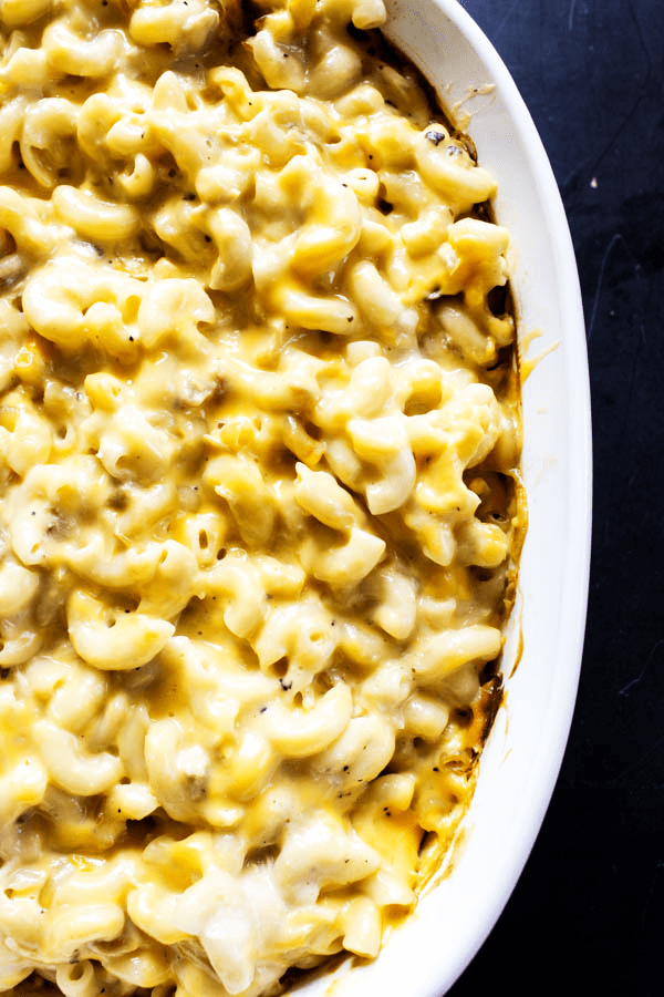 BEST EVER TUNA NOODLE CASSEROLE - creamy, cheesy and completely delicious, this casserole is even adored by those who say they hate Tuna Noodle Casserole. top view of tuna noodle casserole with elbow noodles, before being topped with cheese