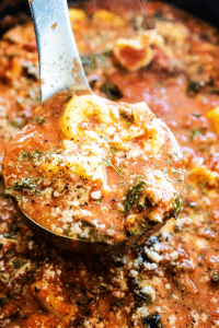 This hearty SLOW COOKER TUSCAN TORTELLINI SOUP will be a family favorite. Delicious & easy to make, you're simply going to love how easy it comes together.