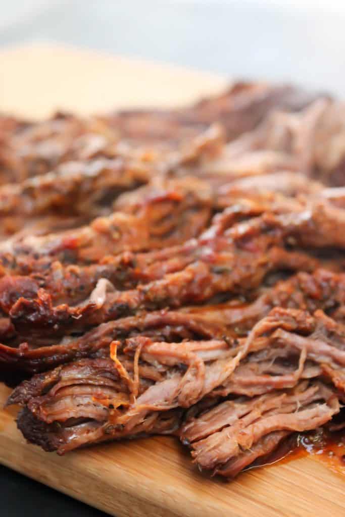 photo of Easy Barbecue Beef Brisket on a cutting board