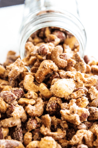 Easy and deliciously addictive this recipe for MIXED CANDIED NUTS is a holiday must have.