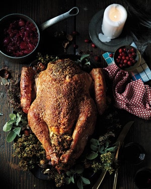 MAPLE GLAZED TURKEY WITH GRAVY by Martha Stewart