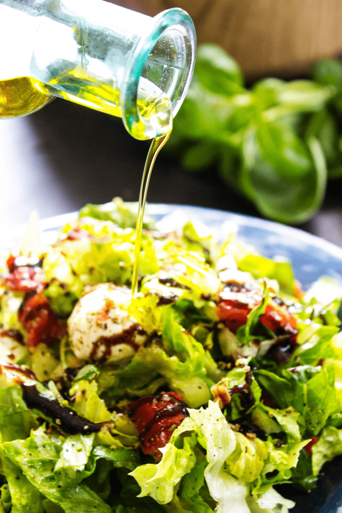 Amazingly simple & insanely delicious this CHOPPED CAPRESE SALAD is a great salad to feed a crowd over the holiday season.