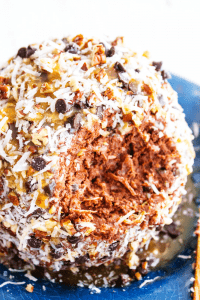 German Chocolate Cheesecake Ball