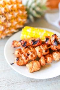 Maple Barbecue Chicken Kabobs