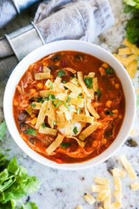 Easy Chicken Tortilla Soup