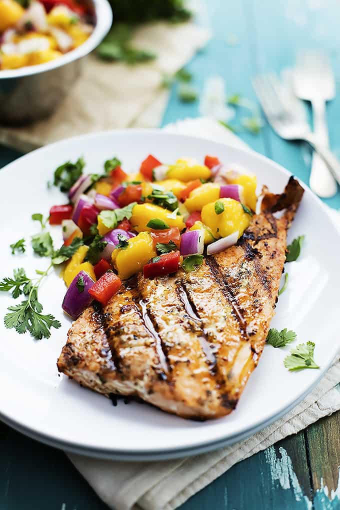grilled salmon