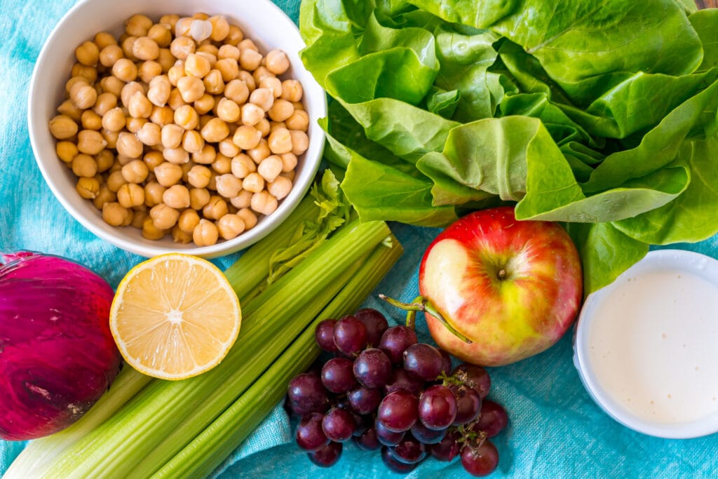 overhead photo of the ingredients