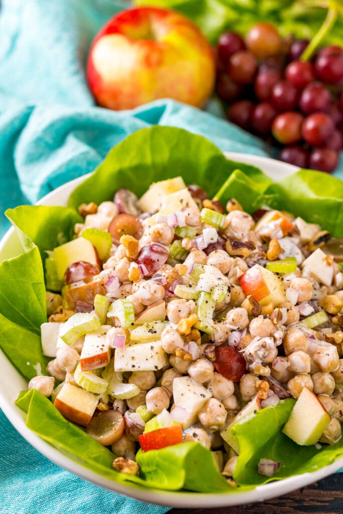 photo of a waldorf salad