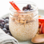 overnight oats in a jar