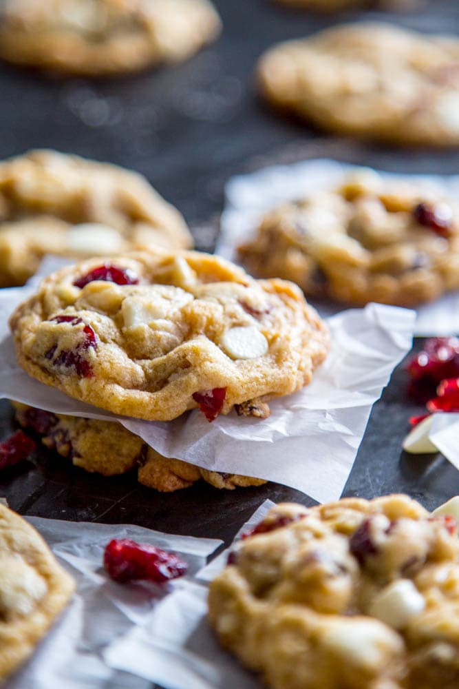 White Chocolate Cranberry Cookies