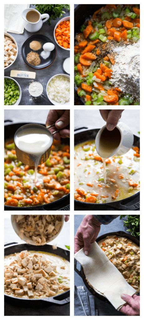 photo collage showing the recipe steps