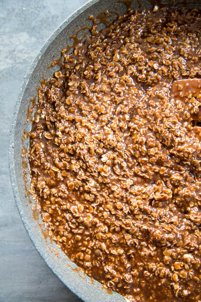 oats mixed in.