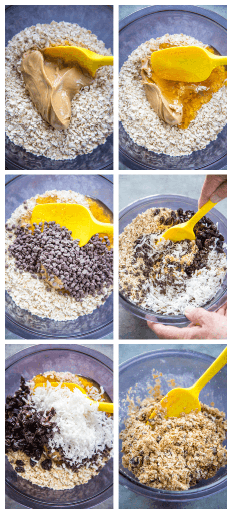 photo collage with pictures of the recipe steps.