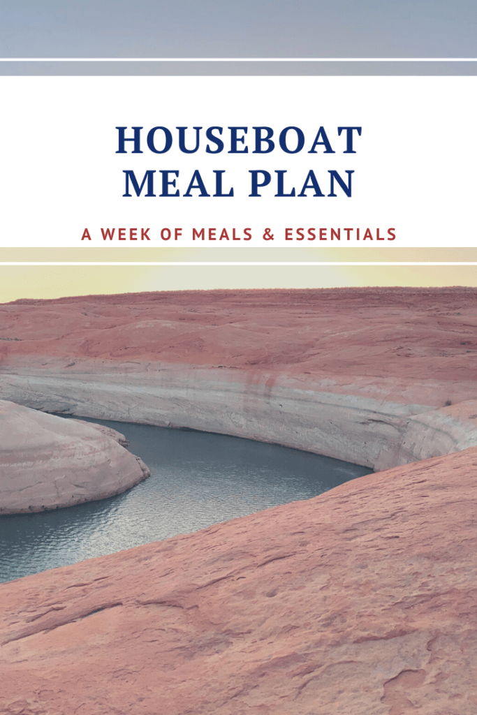 photo of lake powell with text over lay.