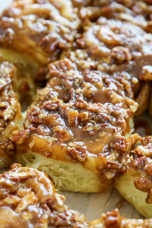 pecan caramel rolls.