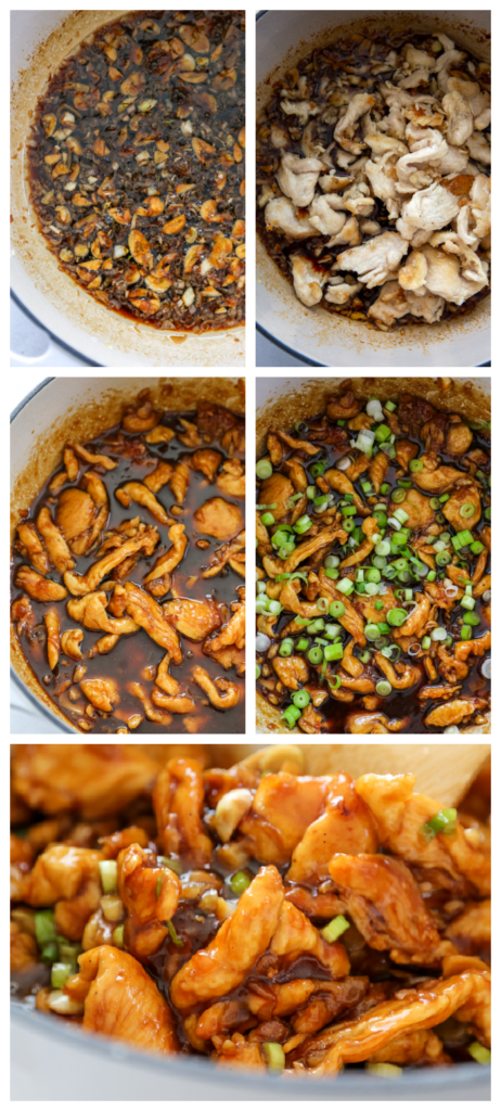 photo collage showing the recipe steps.