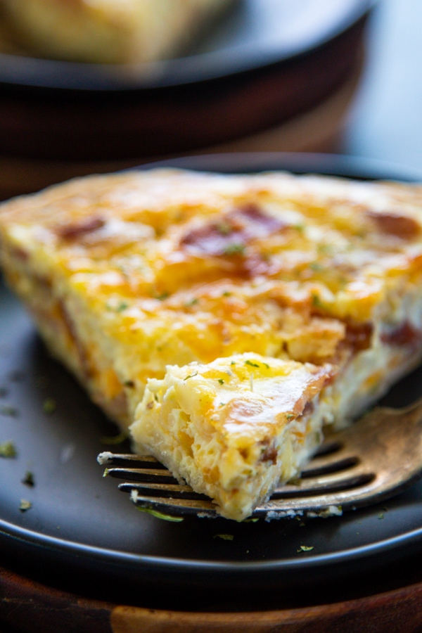 close up shot of a slice.