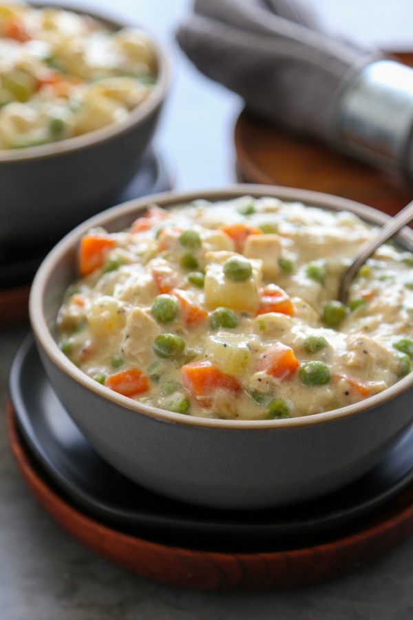 a bowl of soup.