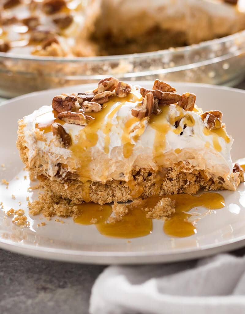 slice of butterscotch pie