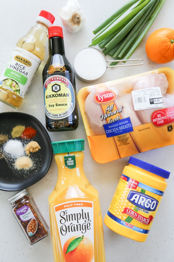 groceries needed for the recipe.