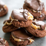 chocolate thumbprint cookies.