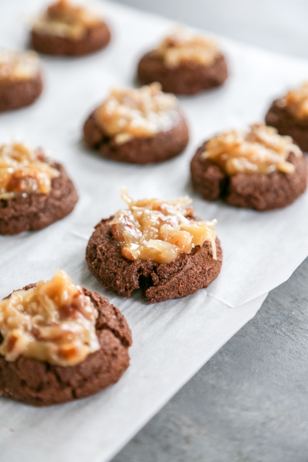 cookies filled with the frosting.