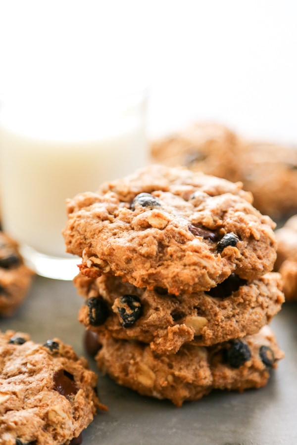 a stack of Oatmeal Breakfast Cookies