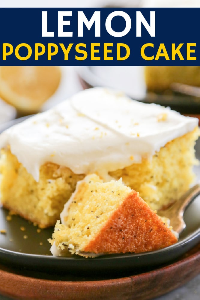 lemon poppy seed cake social media image.