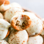 carrot cake donut holes.
