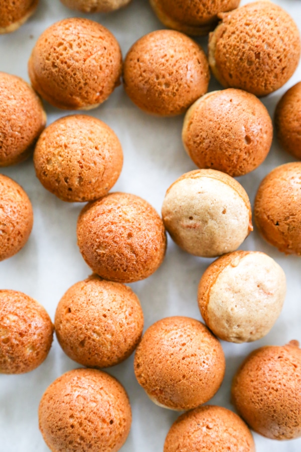 plain carrot cake donut holes.