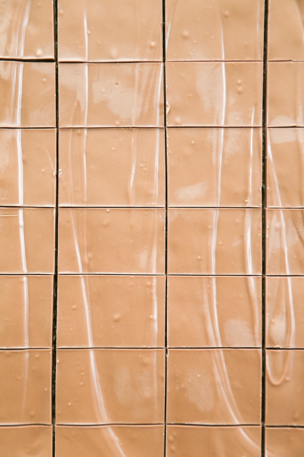 overhead shot of the sliced bars.