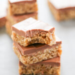 white chocolate nutella bars.