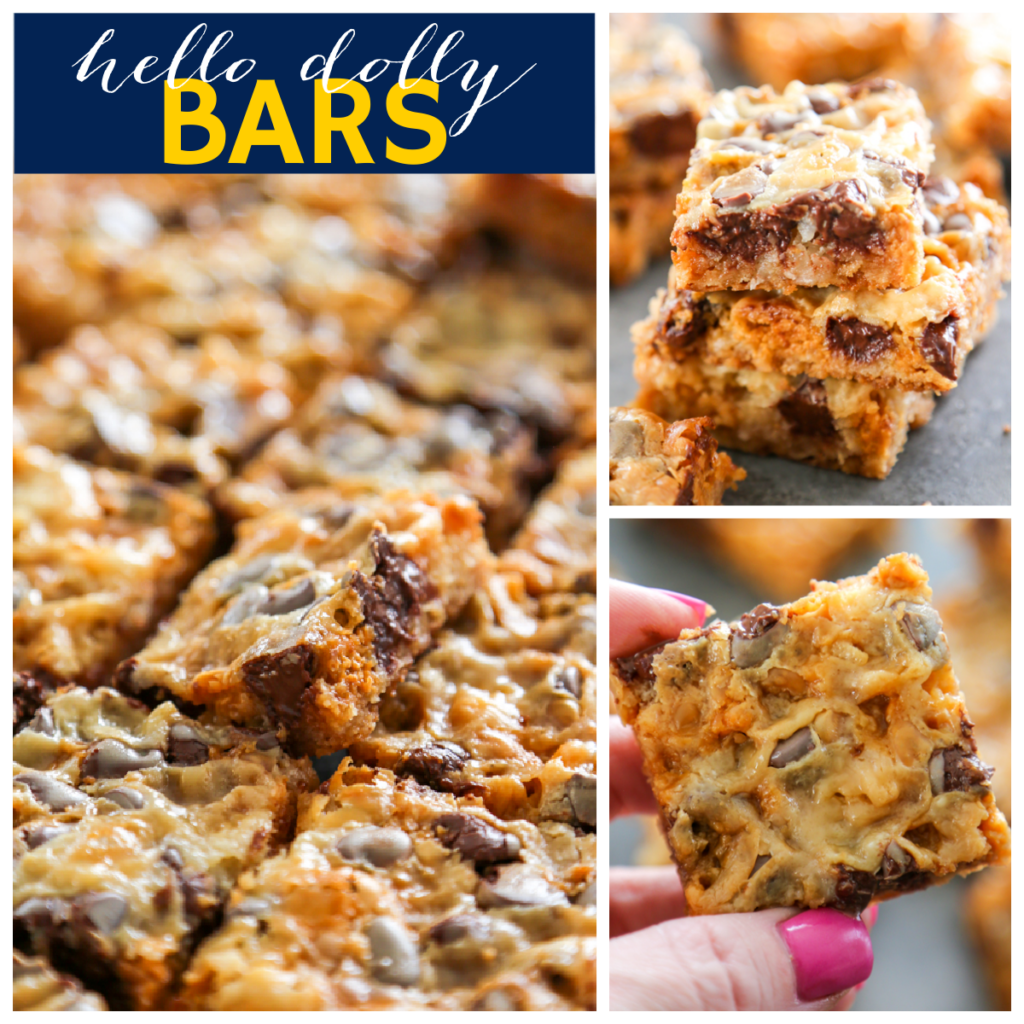 Hello dolly bars social media image.