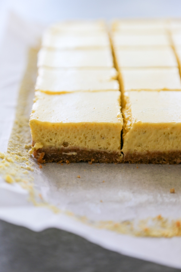 the sliced bars.