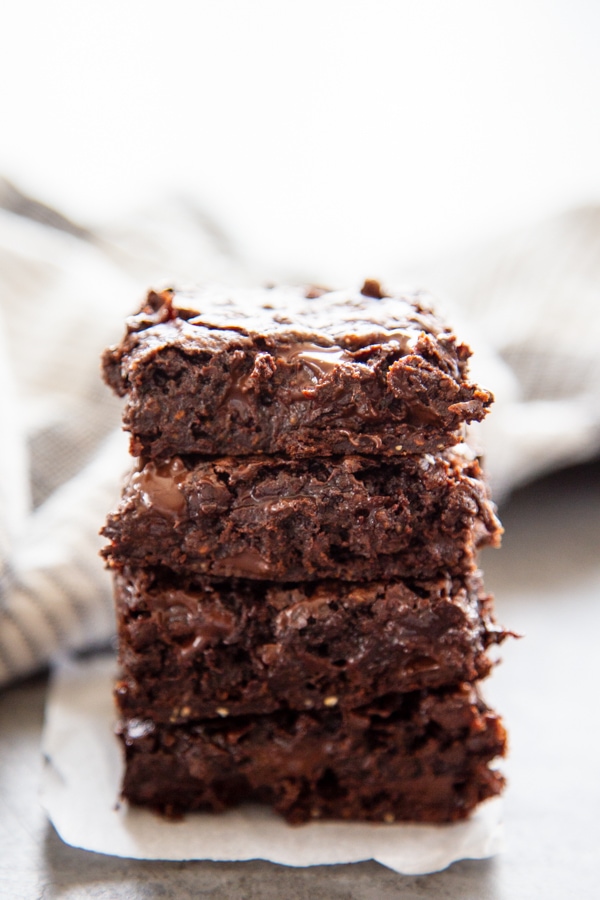 stack of brownies