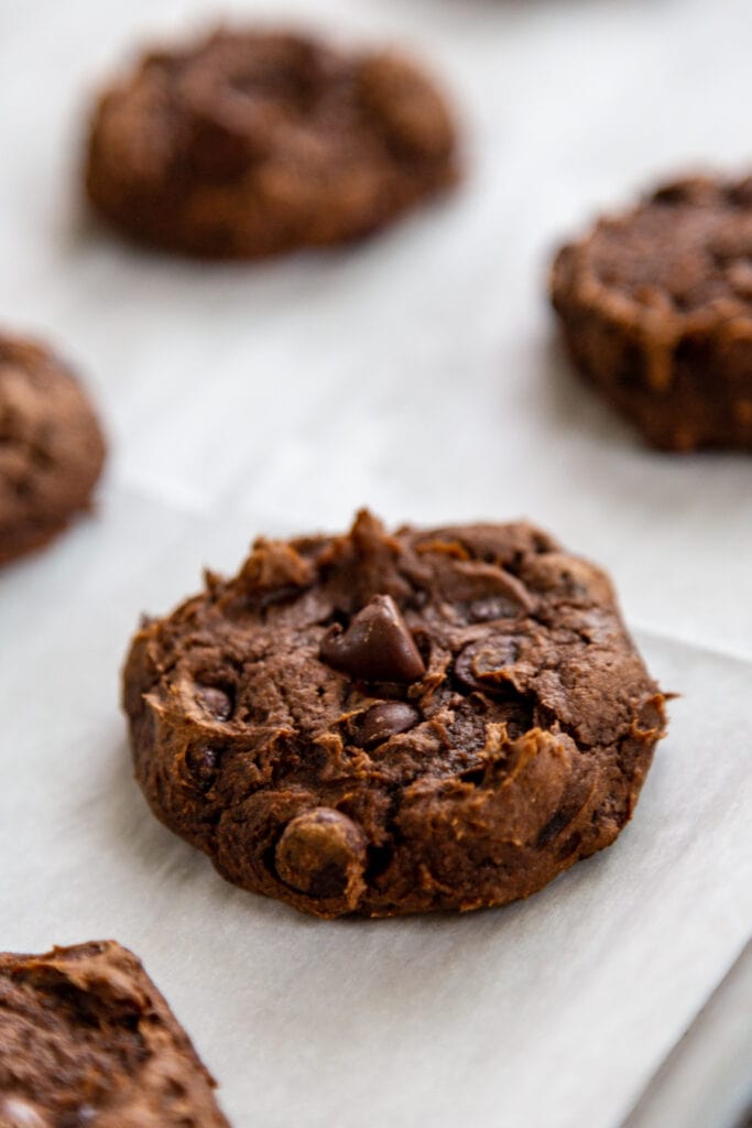 cookies on baking sheet