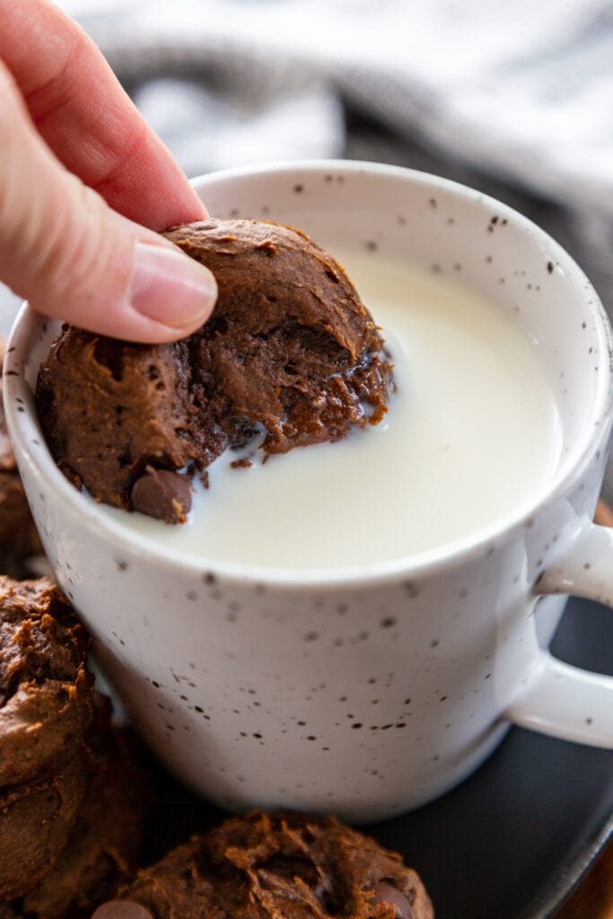 cookie in milk