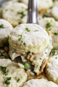 Chicken Pot Pie With Biscuits