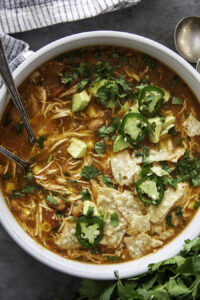 Instant Pot Chicken Tortilla Soup