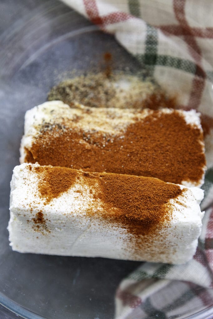 cream cheese and seasonings