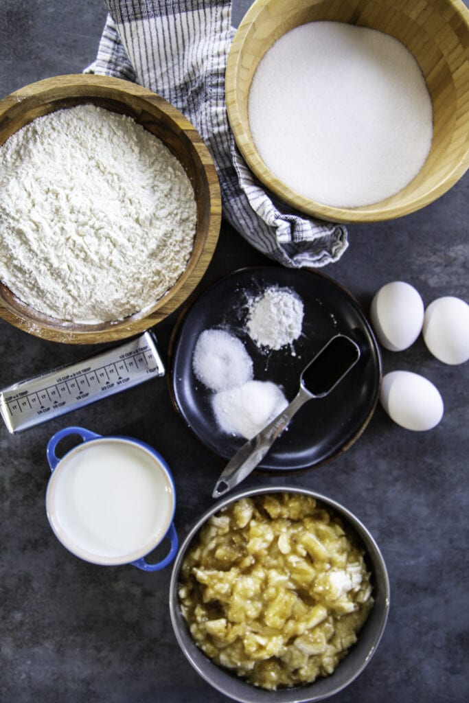 ingredient overhead shot