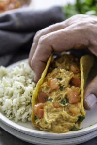 Instant Pot Shredded Chicken Tacos