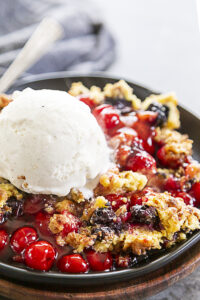 Cherry Blueberry Dump Cake