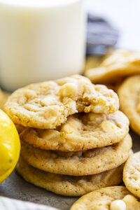 Lemon White Chocolate Cookies