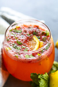 Strawberry Mint Spritzer