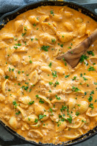 Cheesy Beef and Shells