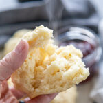 biscuit with steam