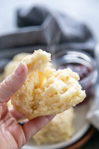 biscuit with steam