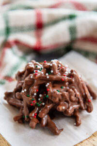 Chocolate Haystack Cookies