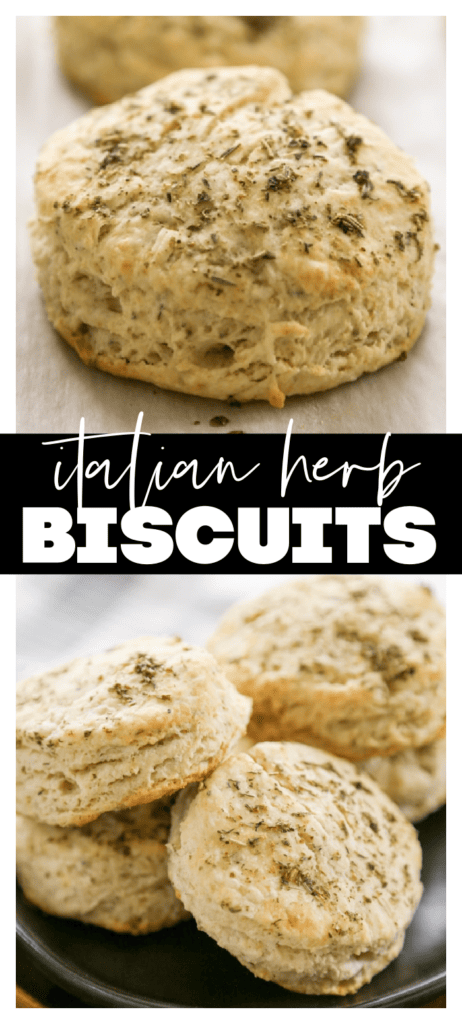italian herb biscuit collage image